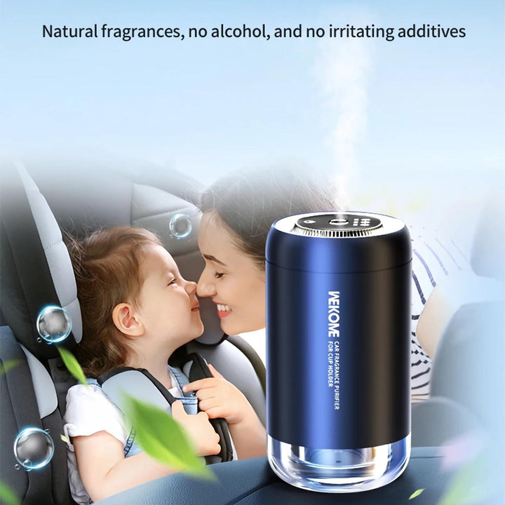 Smart Black Touch Control Car Diffuser & Air Purifier