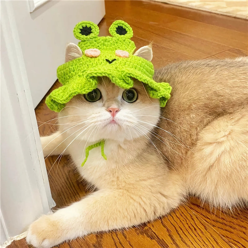 knitted hat for cats, view 4 - MRSLM