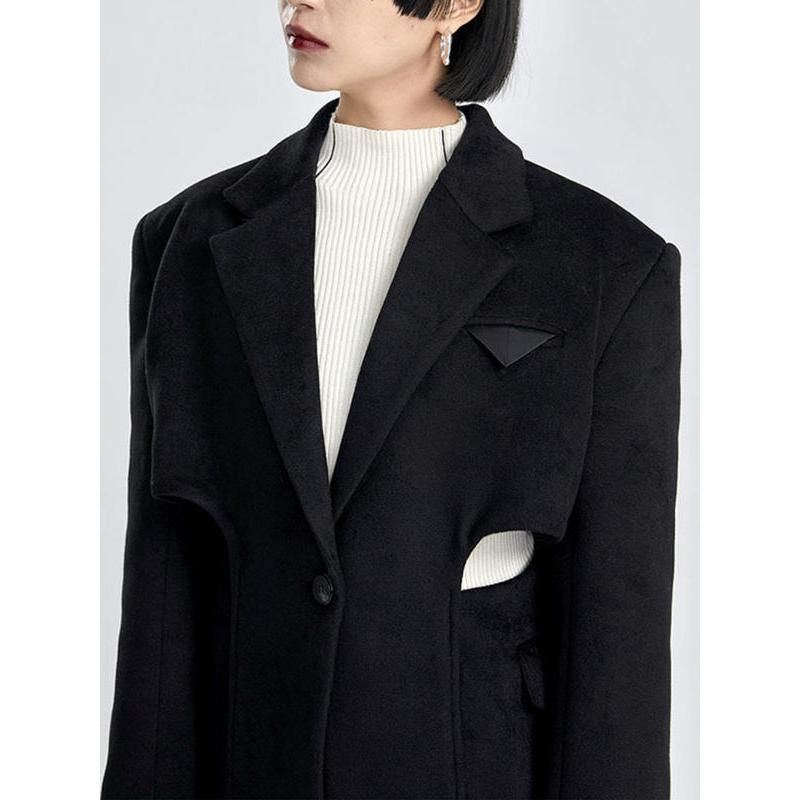 Women's autumn winter overcoat, view 7 - MRSLM