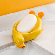 yellow duck ceramic soap dish, view 7 - MRSLM