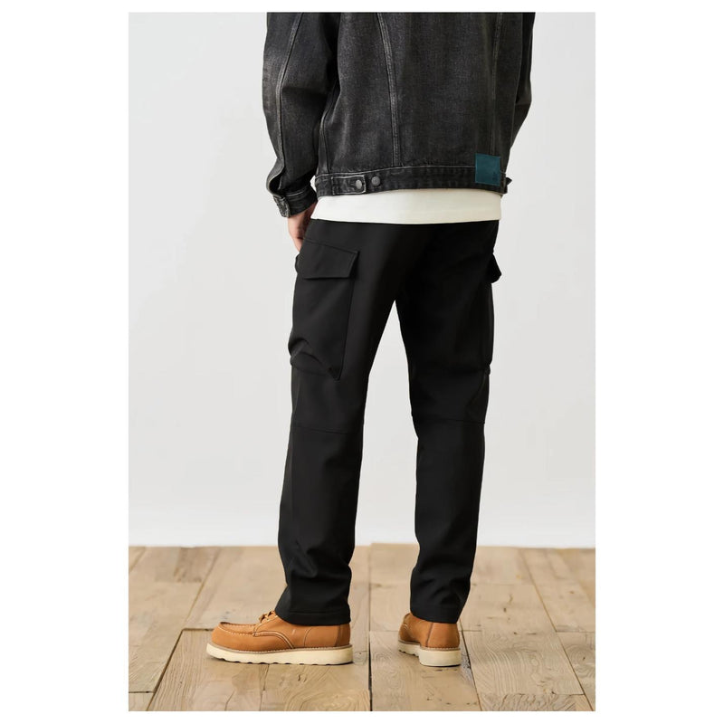 fleece lined cargo pants, view 6 - MRSLM