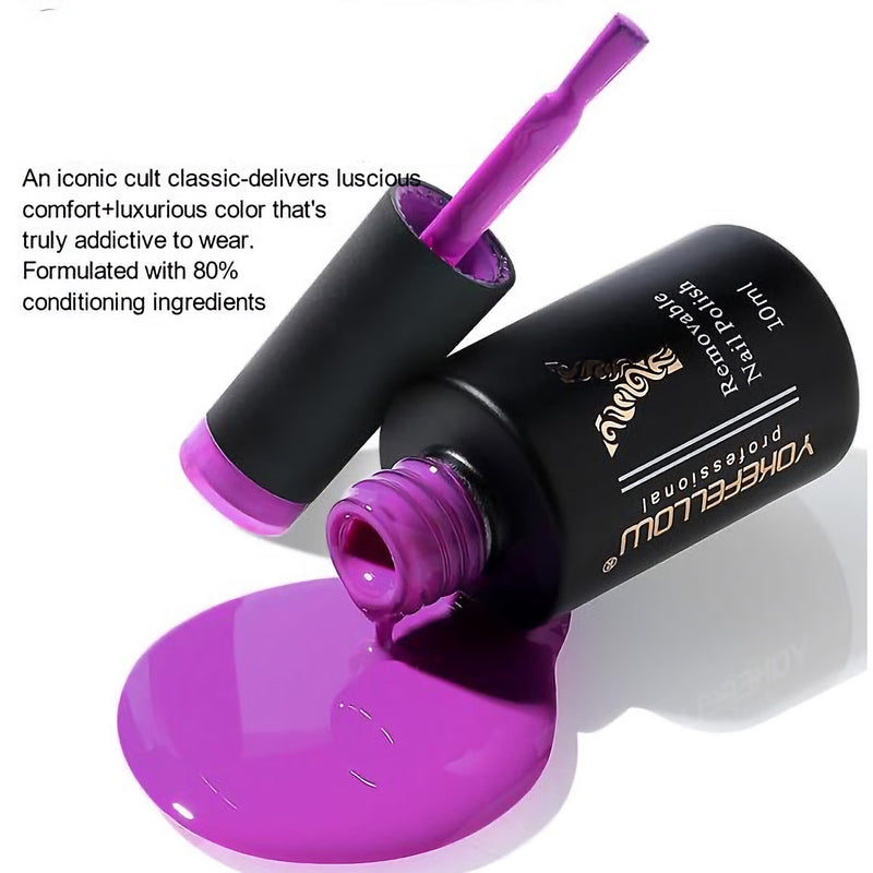 violet gel nail polish, view 5 - MRSLM