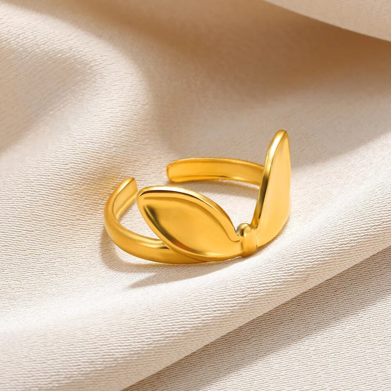 vintage stainless steel adjustable geometric ring, view 9 - MRSLM