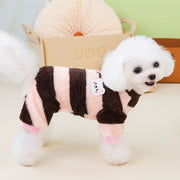 soft fleece pet pajamas, view 3 - MRSLM
