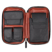 Leather cigar bag travel case, view 5 - MRSLM