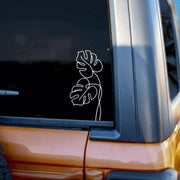 Monstera leaf vinyl decal - MRSLM