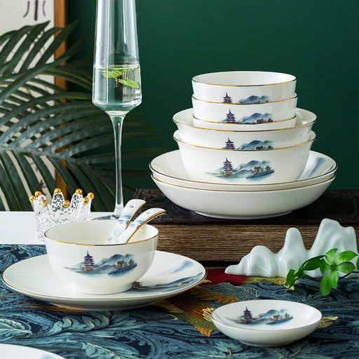 new chinese ceramic tableware set - MRSLM