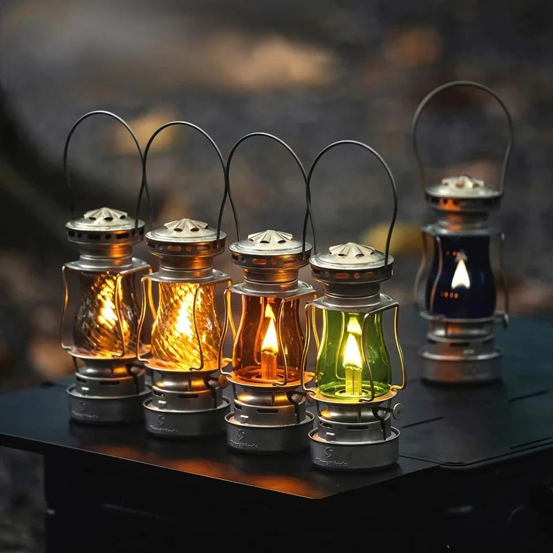 Portable vintage kerosene camping oil lamp, view 10 - MRSLM