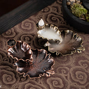 leaf tower ceramic backflow incense burner, view 7 - MRSLM