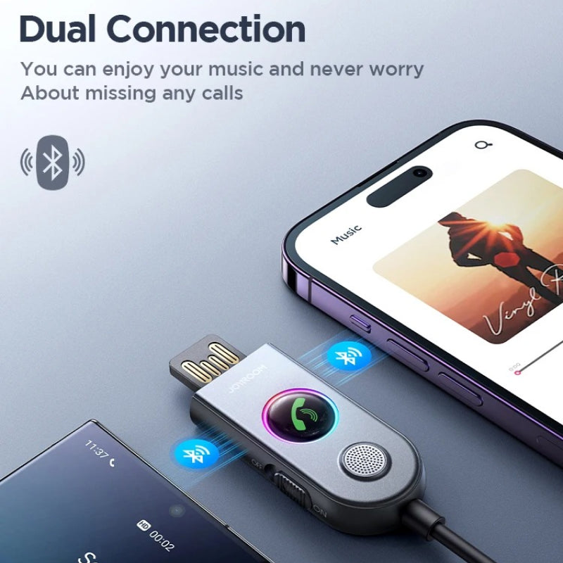 wireless car bluetooth receiver USB AUX, view 5 - MRSLM