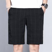 men's casual plaid shorts, view 2 - MRSLM