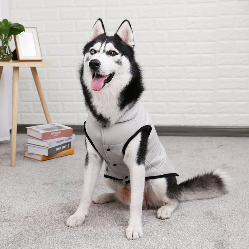 cozy winter dog jacket, view 7 - MRSLM