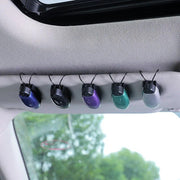 universal car visor sunglasses holder and card clip, view 11 - MRSLM