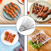 stainless steel BBQ skewers set, view 6 - MRSLM
