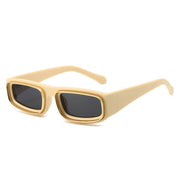 Rectangle punk sunglasses, view 3 - MRSLM