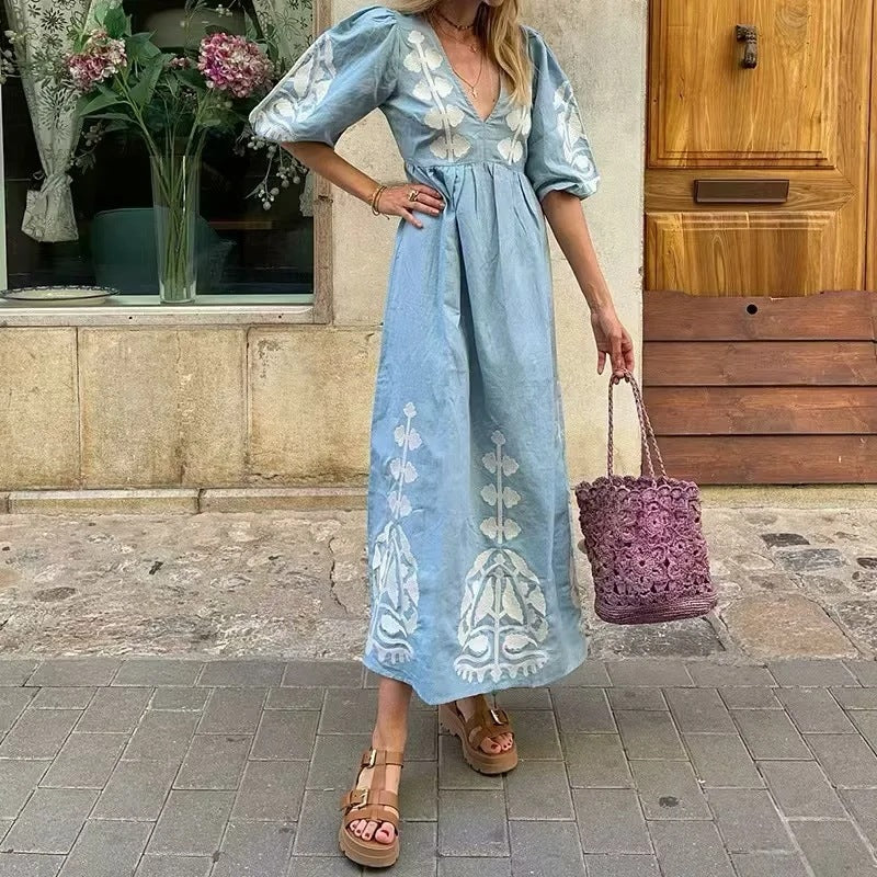backless lace-up dress - MRSLM