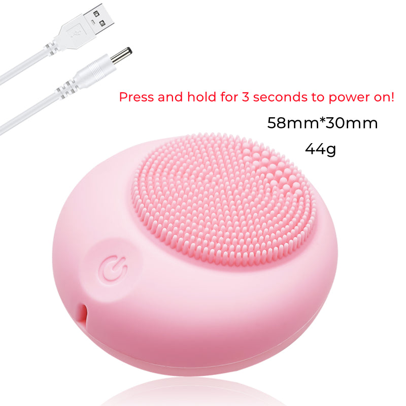 USB facial cleansing brush, view 3 - MRSLM