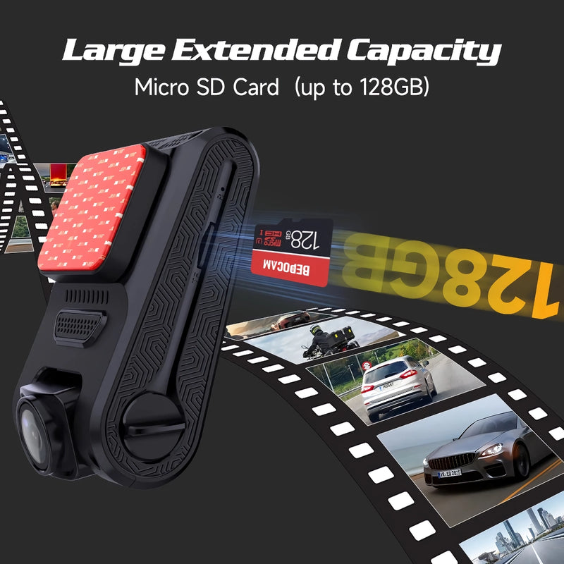 1080p dash camera with loop recording and night vision, view 4 - MRSLM