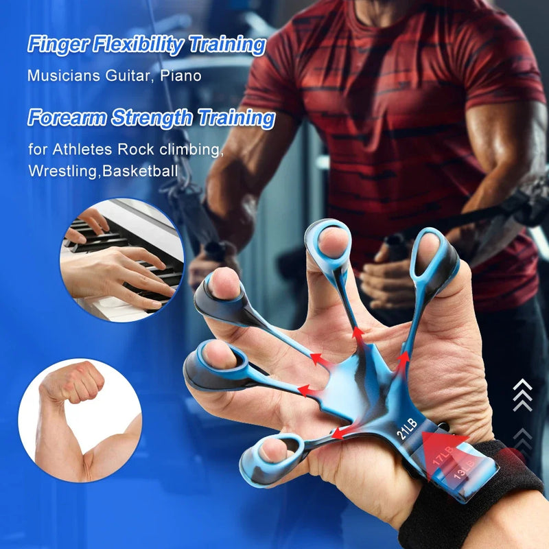 finger gripper exerciser, view 2 - MRSLM