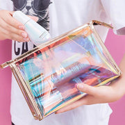 clear pvc cosmetic organizer bag, view 6 - MRSLM