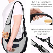 adjustable dog sling carrier, view 6 - MRSLM