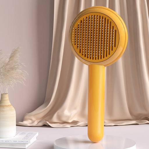 self-cleaning pet grooming brush - MRSLM