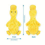 small dog plush squeaky duck toy, view 7 - MRSLM