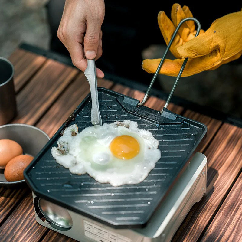 Outdoor camping griddle grill plate, view 5 - MRSLM