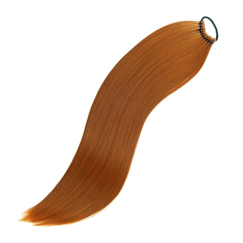 24-inch straight ponytail hair extension, view 3 - MRSLM