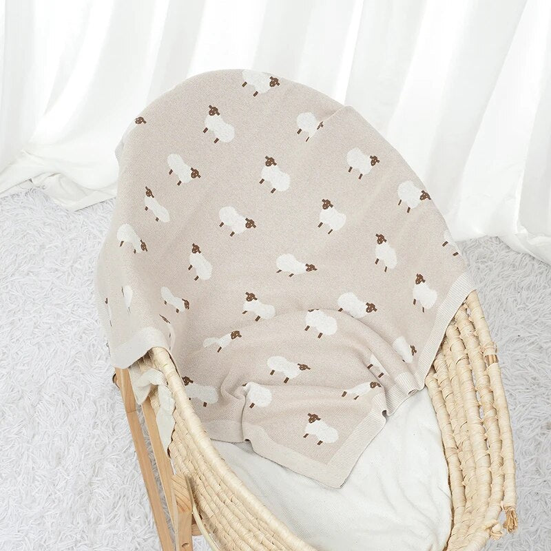 cotton baby blanket, view 6 - MRSLM