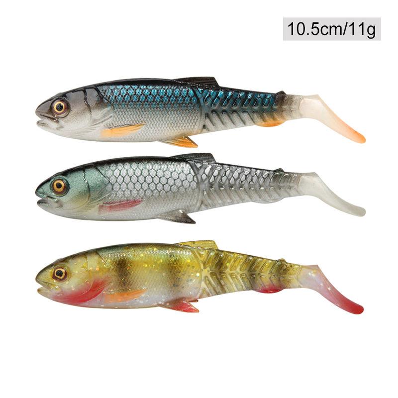 soft swimbait lure set, view 2 - MRSLM