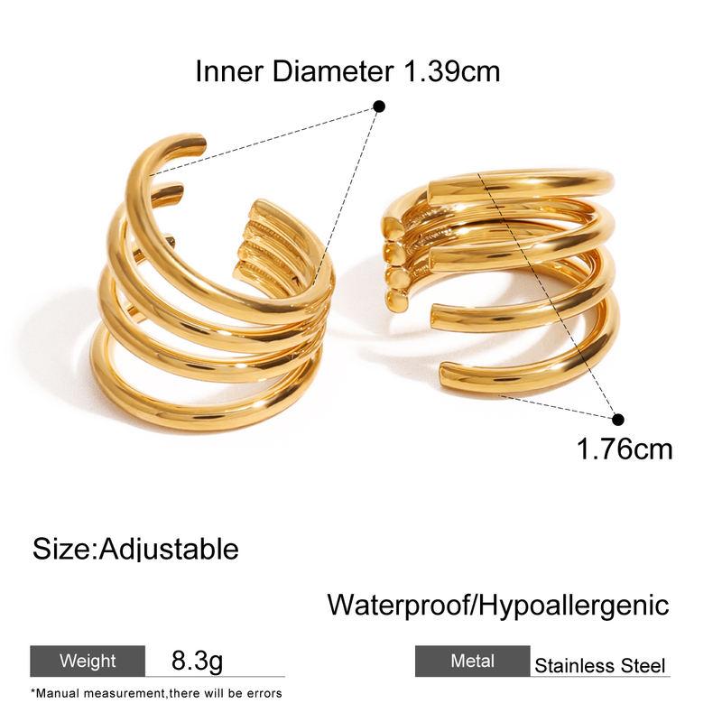 four-layer hoop ear clip, view 2 - MRSLM