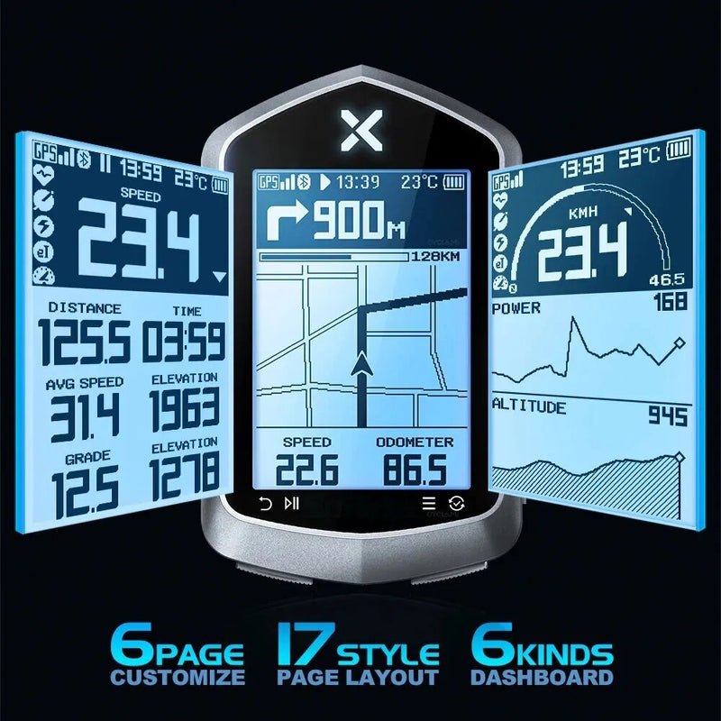 GPS bike computer, view 4 - MRSLM