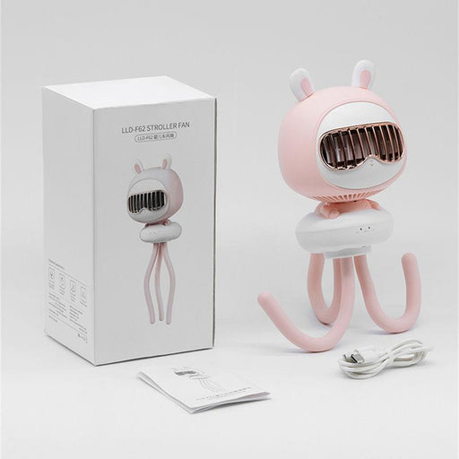 usb charging desktop folding fan - MRSLM