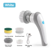 3-in-1 usb rechargeable electric cleaning brush, view 2 - MRSLM