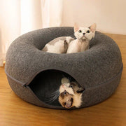 Donut cat bed for 2 cats, view 8 - MRSLM