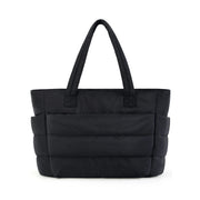 big square quilted tote bag - MRSLM