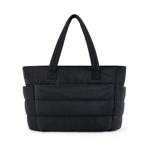 big square quilted tote bag - MRSLM