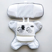universal stroller cushion protector with storage bag, mat and rain cover, view 7 - MRSLM
