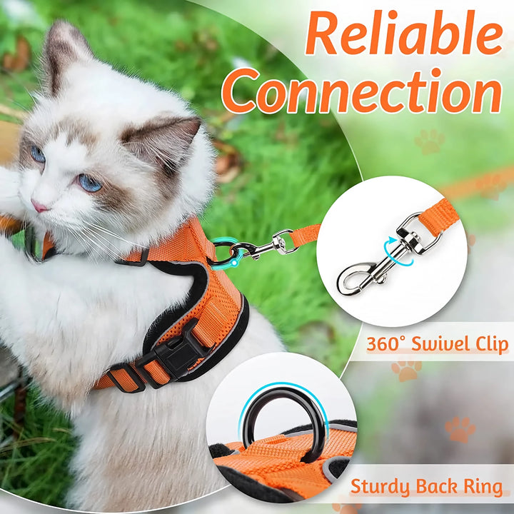 Escape-Proof Cat Harness & Leash