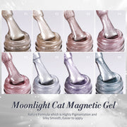 moonlight cat magnetic gel nail polish, view 13 - MRSLM