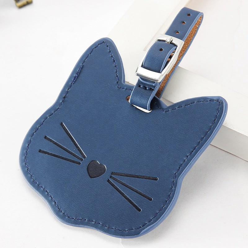 cartoon cat luggage tag, view 11 - MRSLM