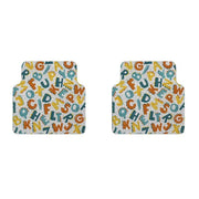 cartoon pattern waterproof car floor mats, view 6 - MRSLM