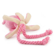 octopus plush rope dog toy, view 7 - MRSLM