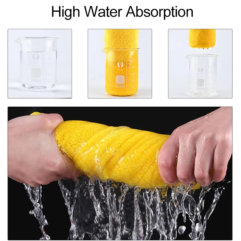 double-sided microfiber car cleaning towels, view 6 - MRSLM