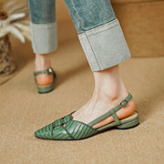 pointed toe slingback sandals, view 5 - MRSLM