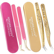 stainless steel eyelash tweezers set, view 14 - MRSLM