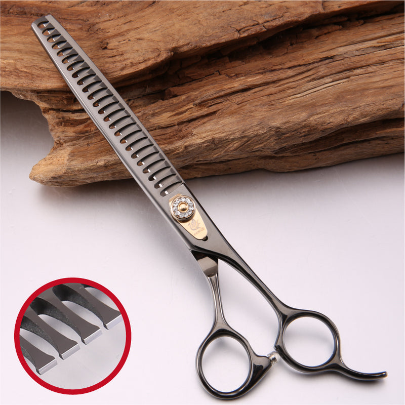titanium-coated pet thinning shears, view 4 - MRSLM