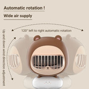 usb charging desktop folding fan, view 7 - MRSLM