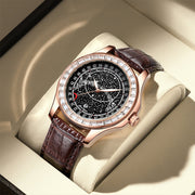 casual luminous quartz watch, view 3 - MRSLM